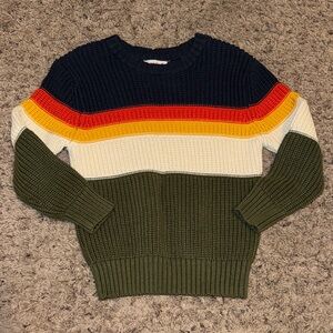 Colorful Striped Children’s Sweater - size 4T